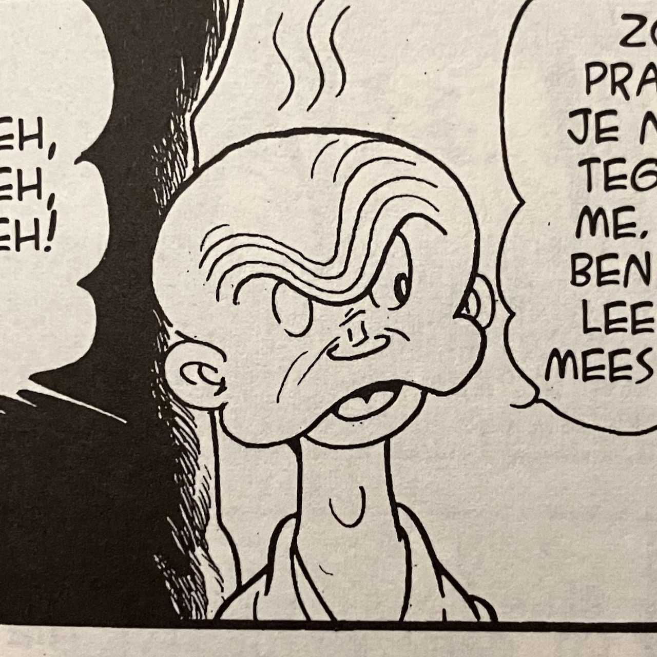 manga image of the old Brahman teacher