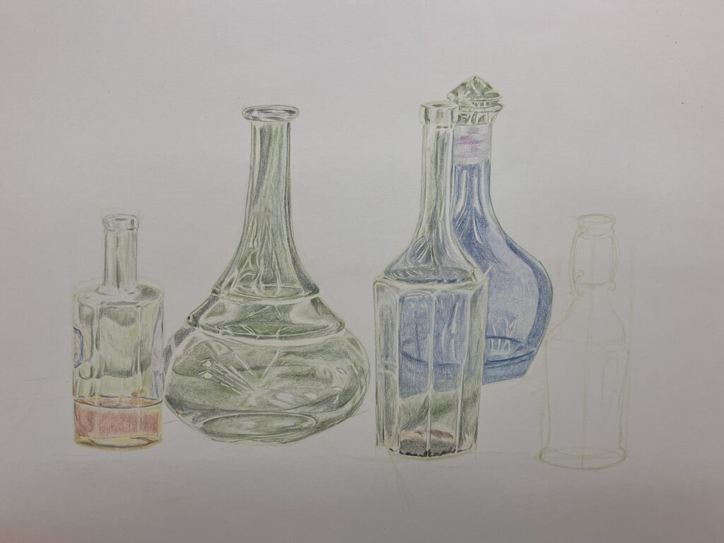 Four out of five bottles done